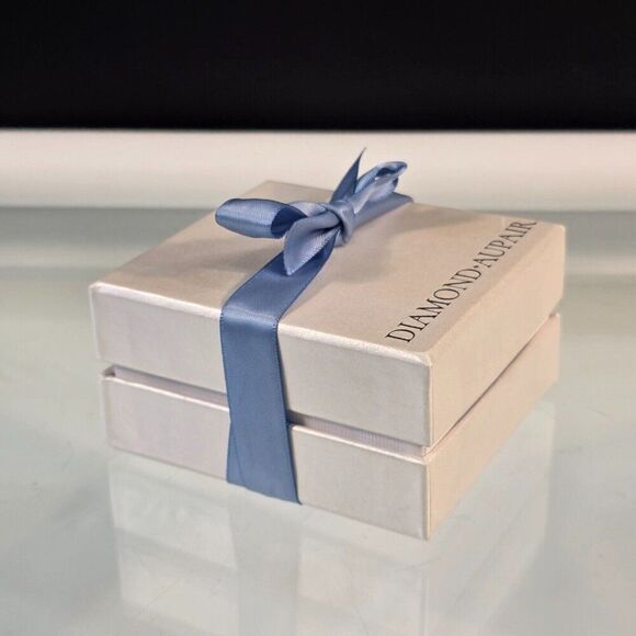 Diamond Aupair Jewelry Case Presentation Box Empty - Picture 3 of 5